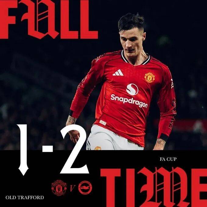 荒诞!高层刚提出“争取欧冠资格”目标,曼联用足总杯一轮游响应……